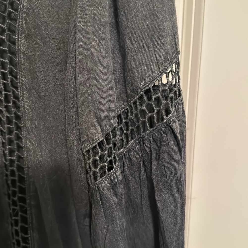 Swimsuit cover BoHo style.  Blue size 6/8.  By swimsuit social. - Picture 2 of 7
